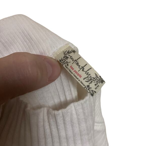 Free People Long Sleeve Turtleneck Womens Size M - Picture 5 of 7